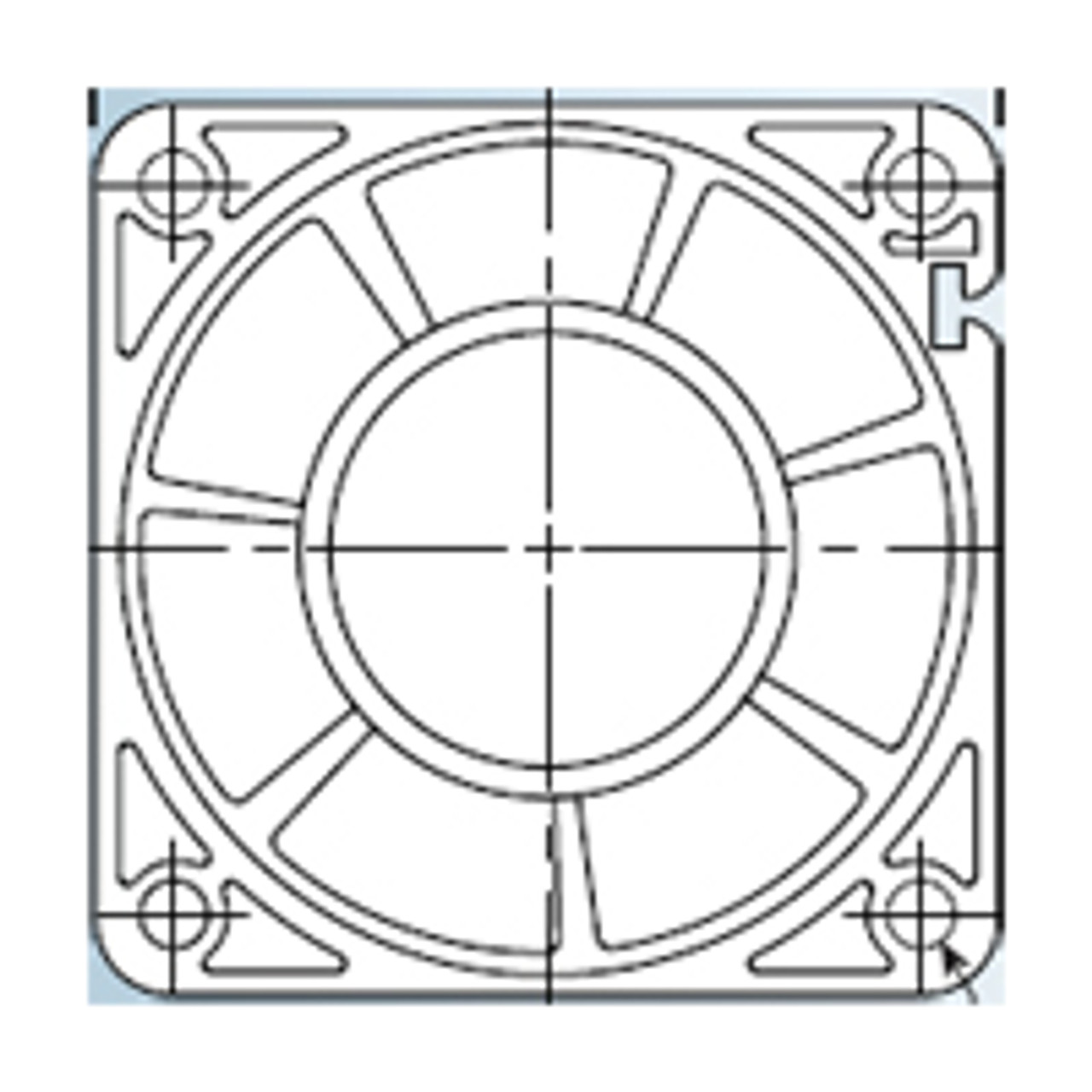 Mechatronics F6025E12B1-FHR-WS DC Axial Fan