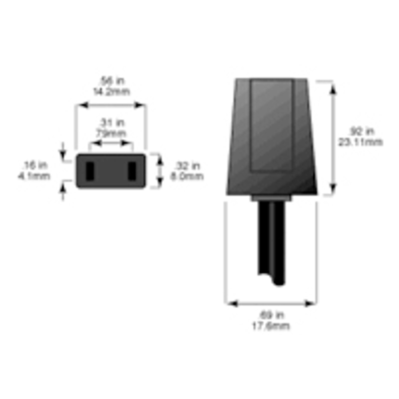 Mechatronics 07100-12 Fan Power Cords