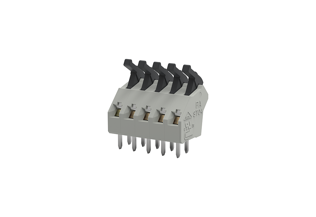 Metz Connect AST0450504 5-Position Spring Clamp Terminal Block