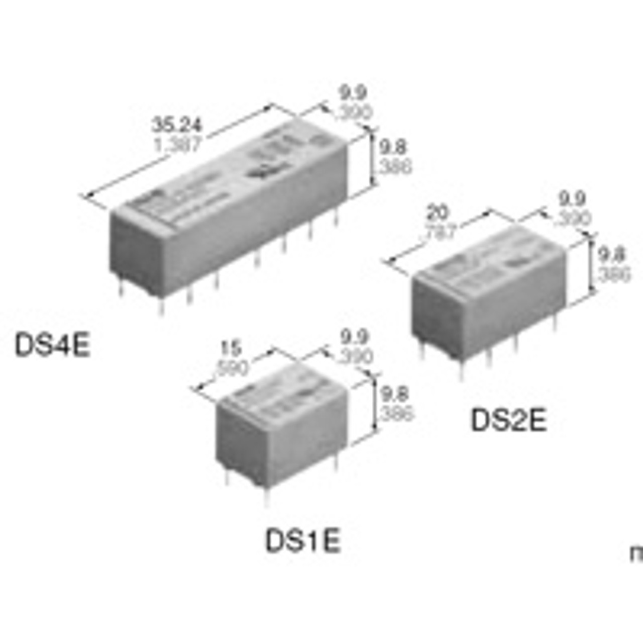 Panasonic Electric Works DS1E-M-DC48V-TB Signal Relays