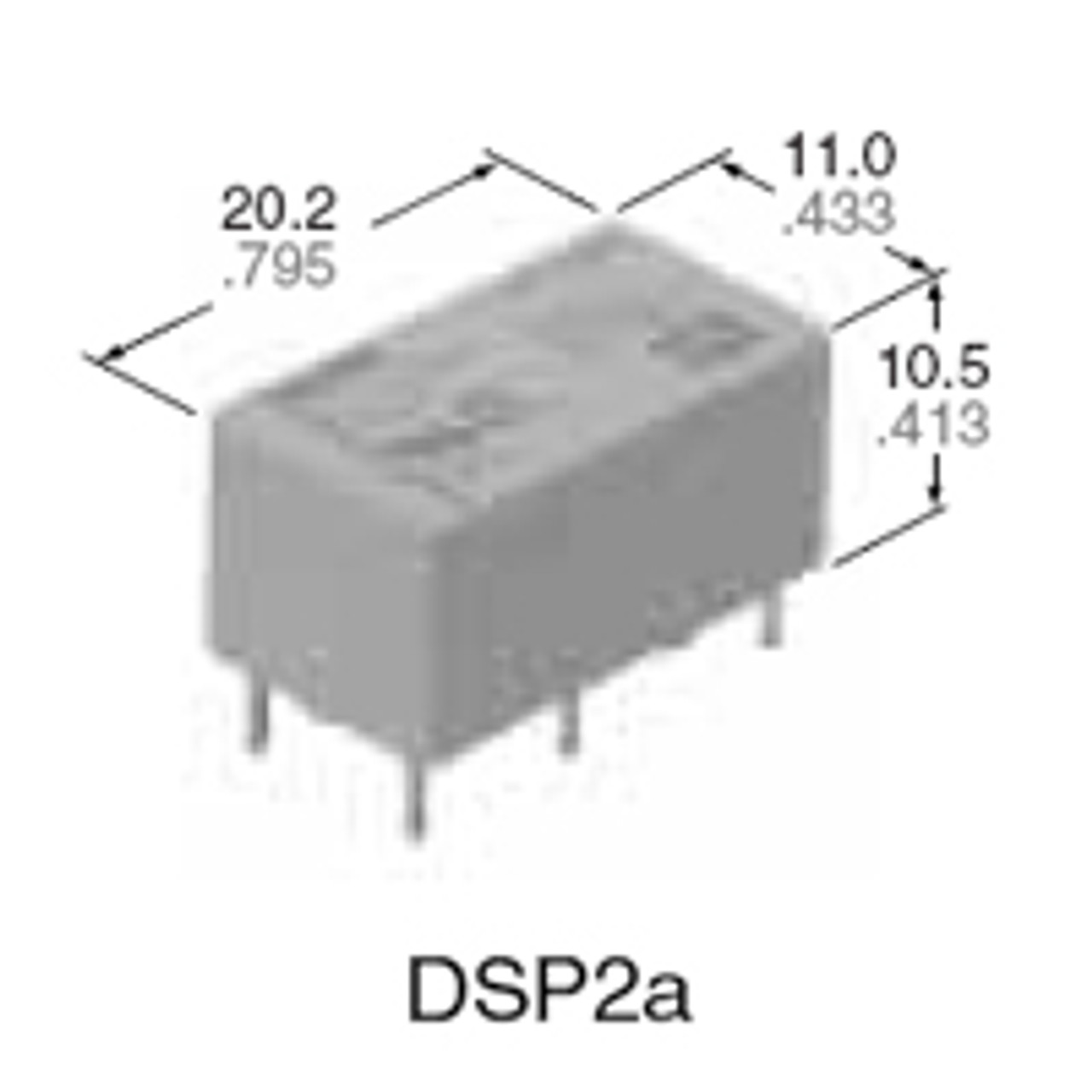 Panasonic Electric Works DSP2A-DC5V-R Power Relays