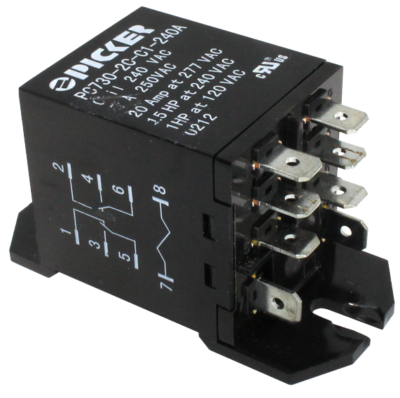 Picker Components PC730-2C-P-48AF Power Relay