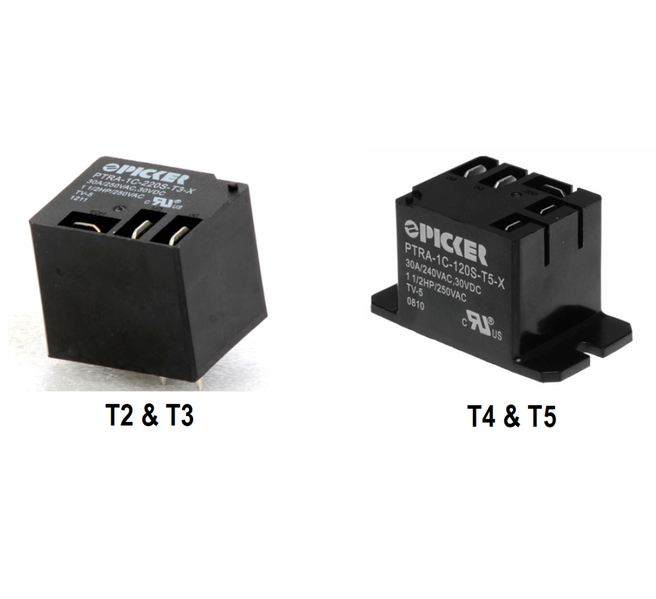 Picker PTRA-1A-110C-T3-X Power Relays