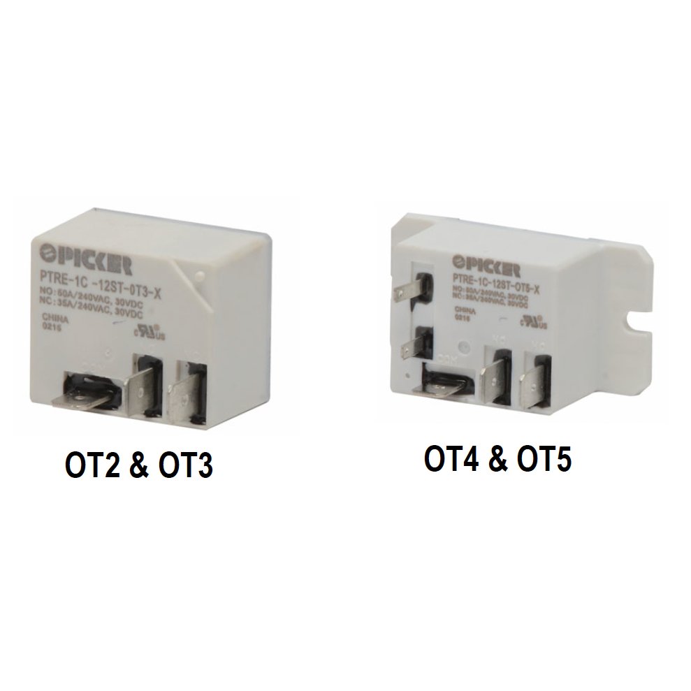Picker Components PTRD-1A-110S-OT5-X-G Power Relay