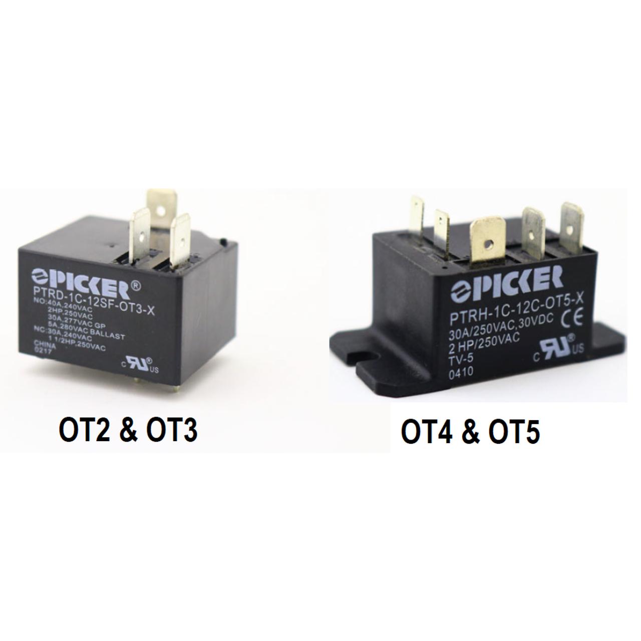Picker PTRH-1C-110CFT-OT3-XA Power Relays