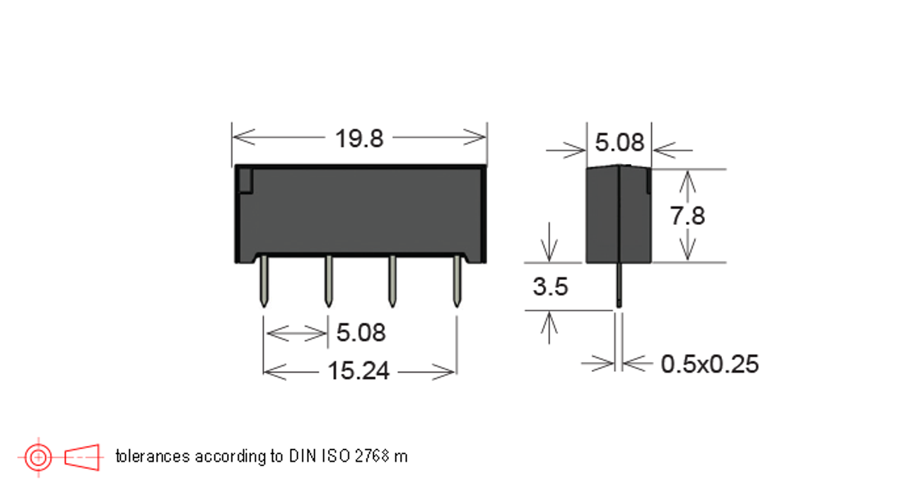 Standex Electronics SIL05-1A31-71D Reed Relay