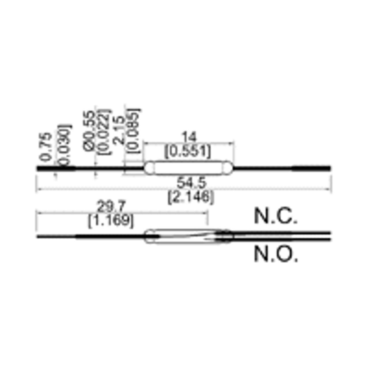 Standex Electronics KSK-1C96U-1520 Reed Switch