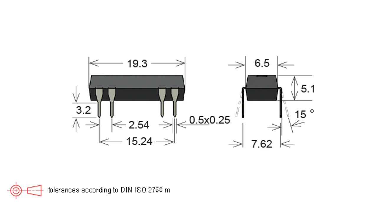 Standex Electronics DIP24-1A31-16D Reed Relay