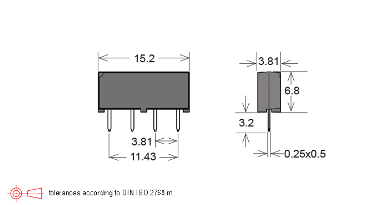 Standex Electronics MS12-1A87-75L Reed Relay