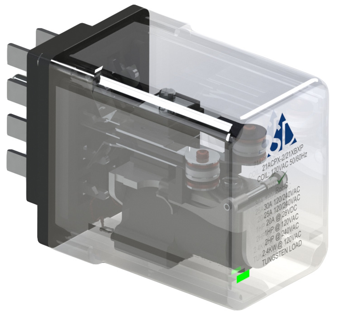 Struthers-Dunn 21XBXPL-120VAC Traffic Control  Flash Transfer Relays