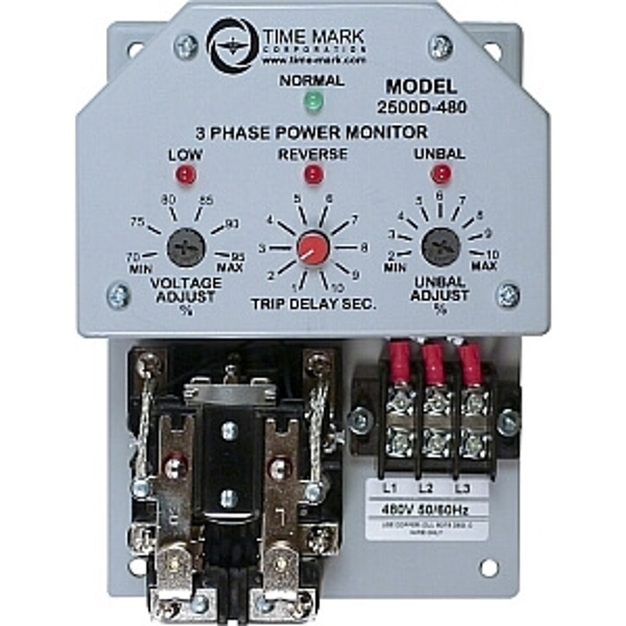 TimeMark 2500D-480 Phase Monitor Relays