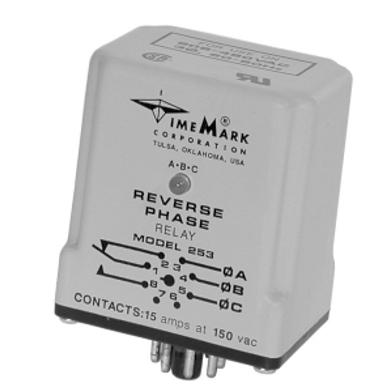 TimeMark 253-480VAC Phase Monitor Relay