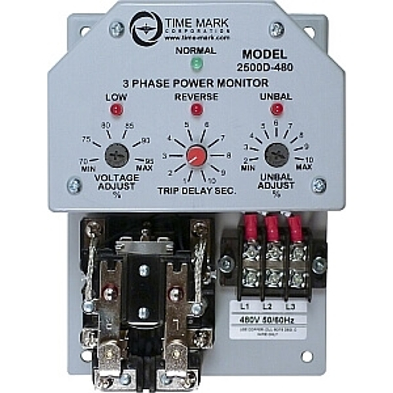 TimeMark 2500D-380 Phase Monitor Relays