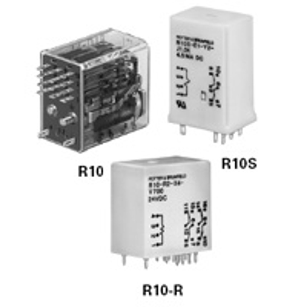 Tyco Electronics R10-E1-Y1-SS220 General Purpose Relays