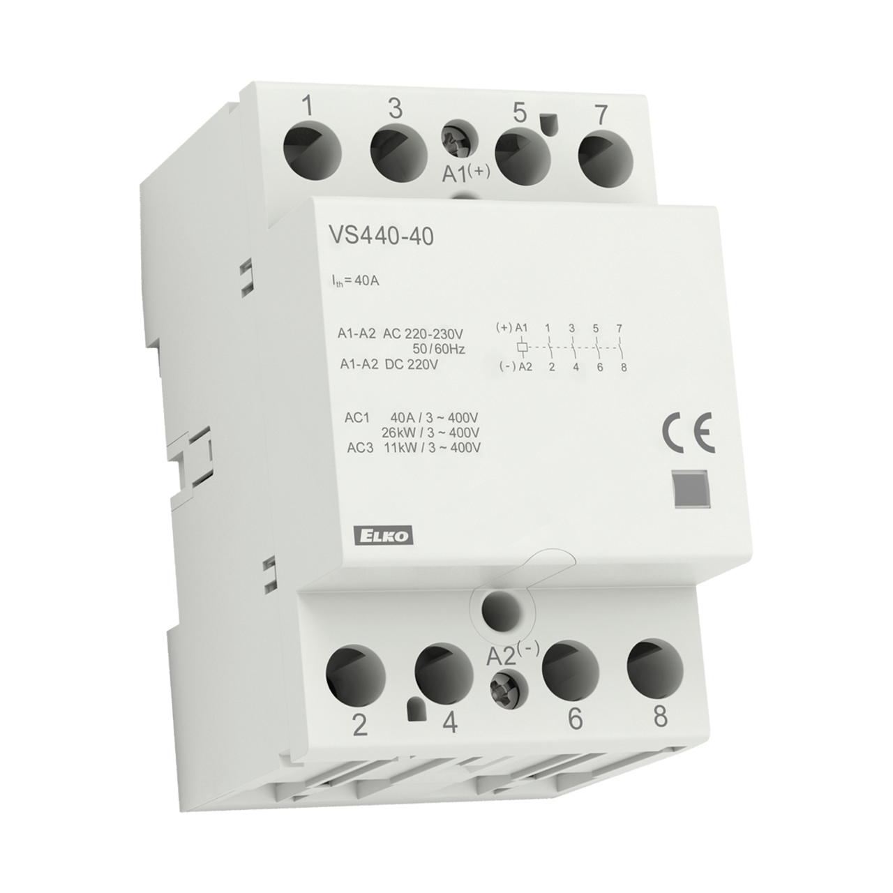 ELKP VS440-31UL 120V AC/DC Power Contactor