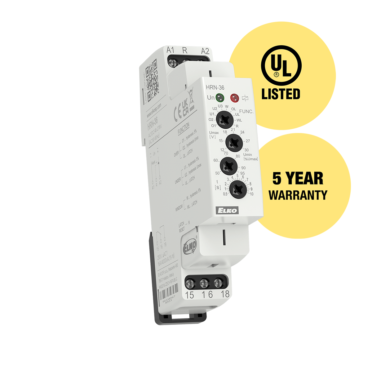 ELKP HRN-36 Voltage Monitor Relays