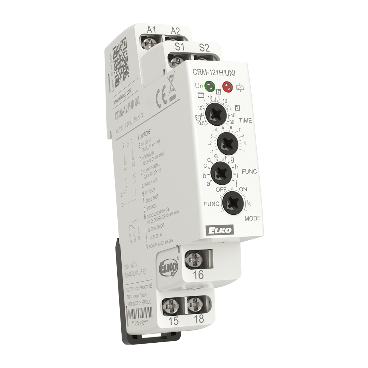 ELKP CRM-121H/UNI Multi-Function Time Delay Relay