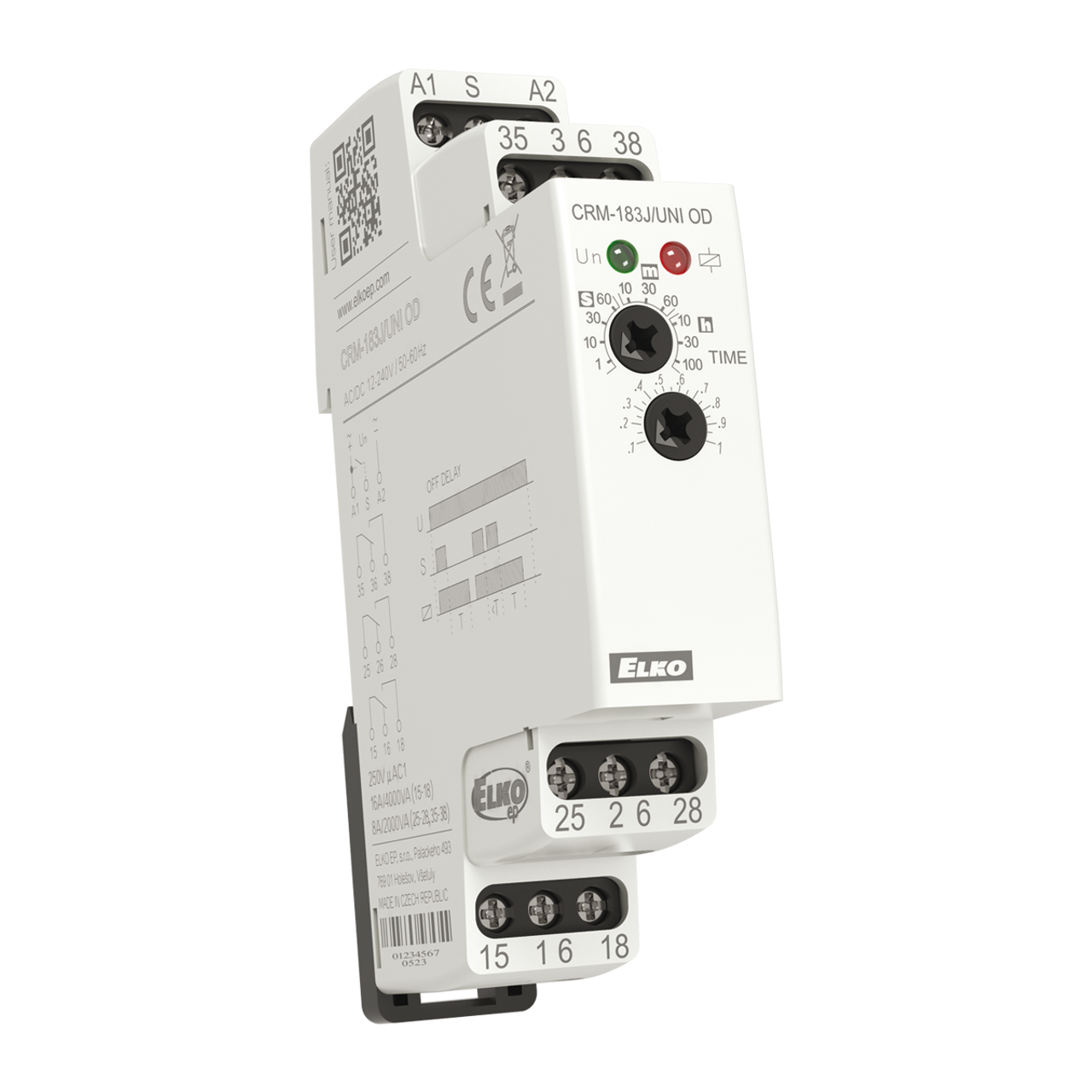 ELKP CRM-183J/UNI BL Flasher On First Time Delay Relay