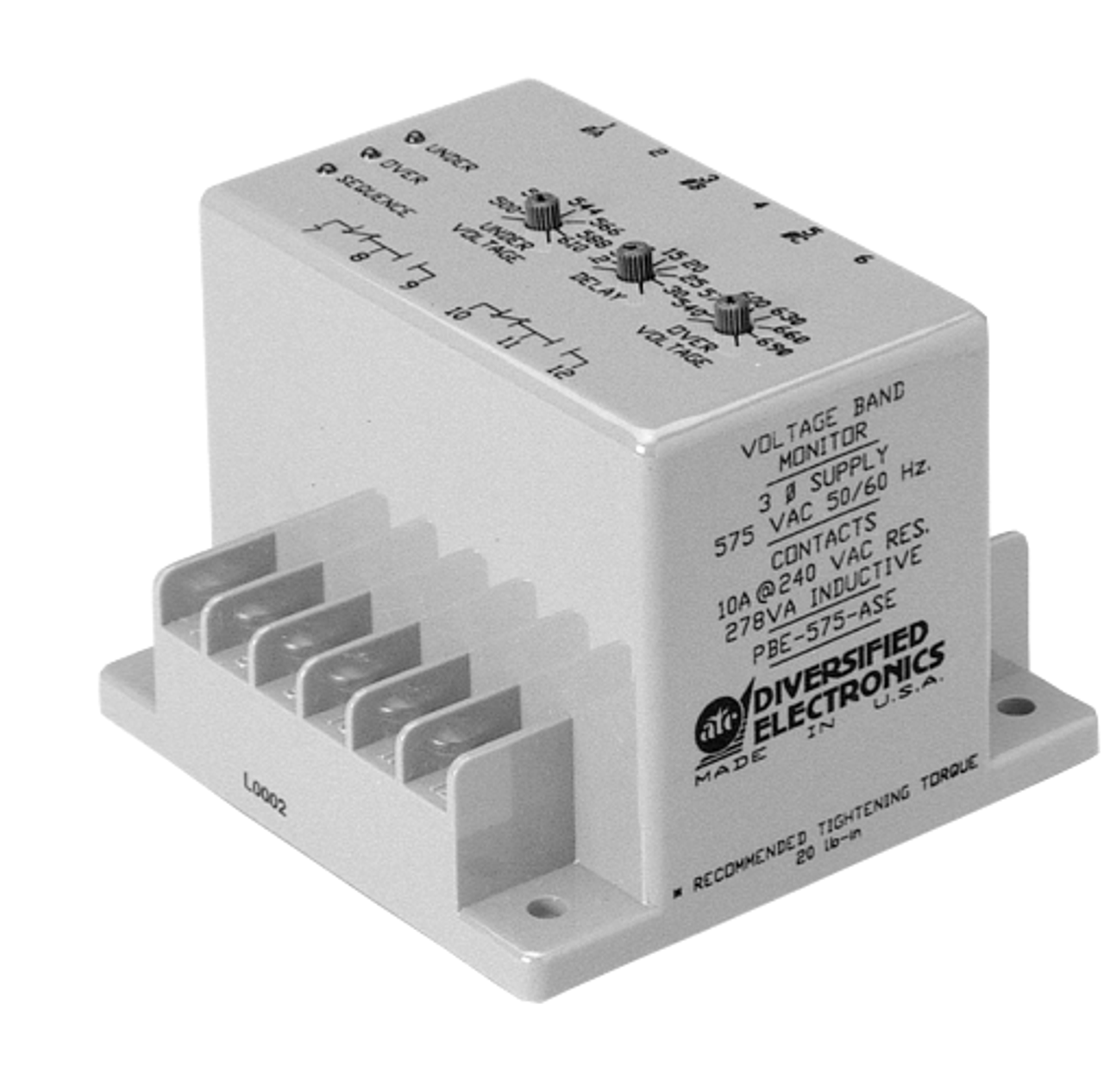 ATC Diversified - Phase Monitor Relays - PBE-400-ASE