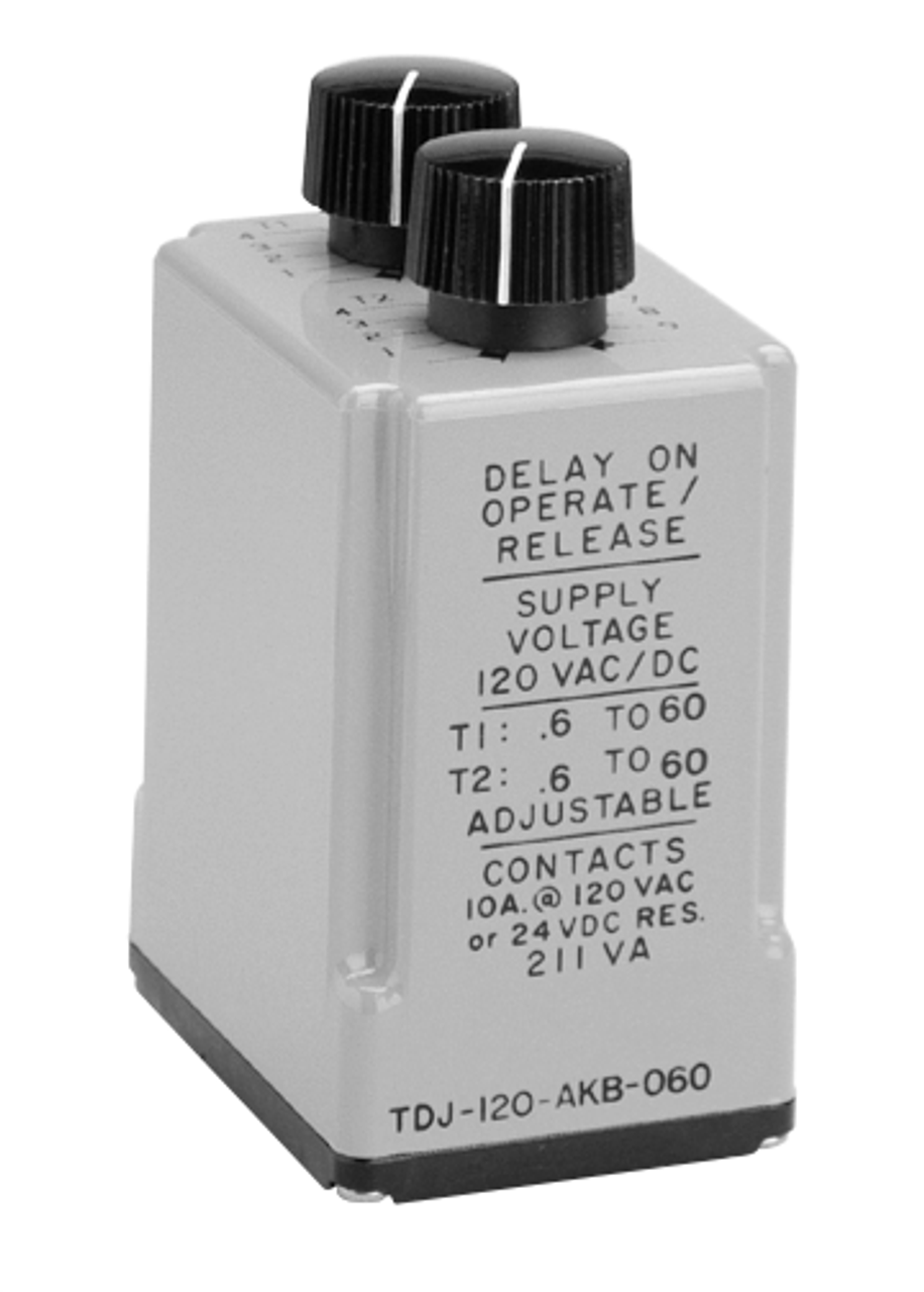 ATC Diversified - Delay on Make - Delay on Break Time Delay Relay - TDJ-120-AKA-010