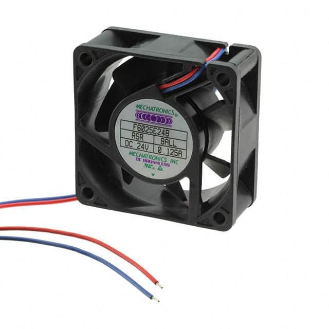Mechatronics F6025S12B1+6-RHR-WS DC Axial Fan