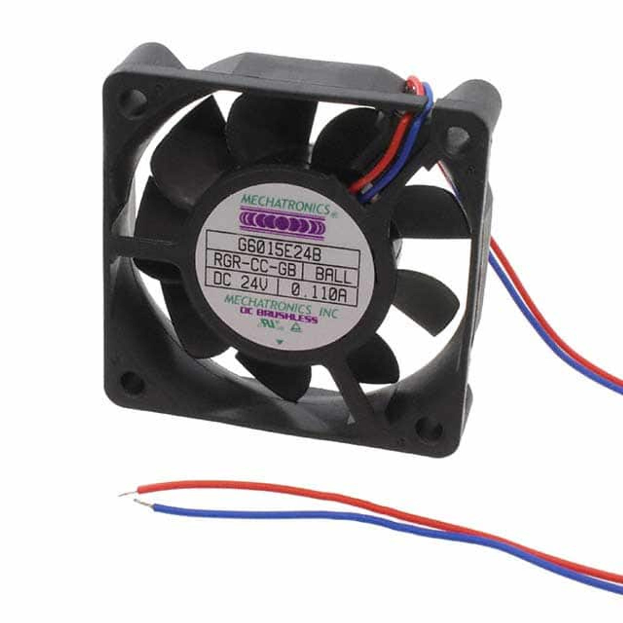 Mechatronics G6015E24B-RGR-CC-GB DC Axial Fan