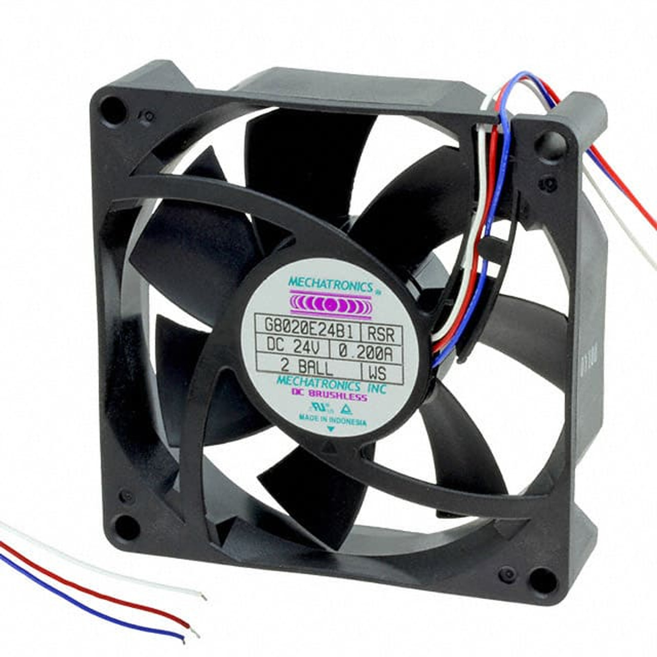 Mechatronics G8020E24B1-RSR-WS DC Axial Fan