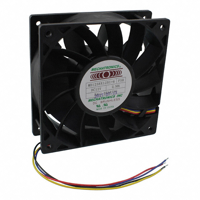 Mechatronics MD1238X12B1+6-FSR 120x120x38mm DC axial fan
