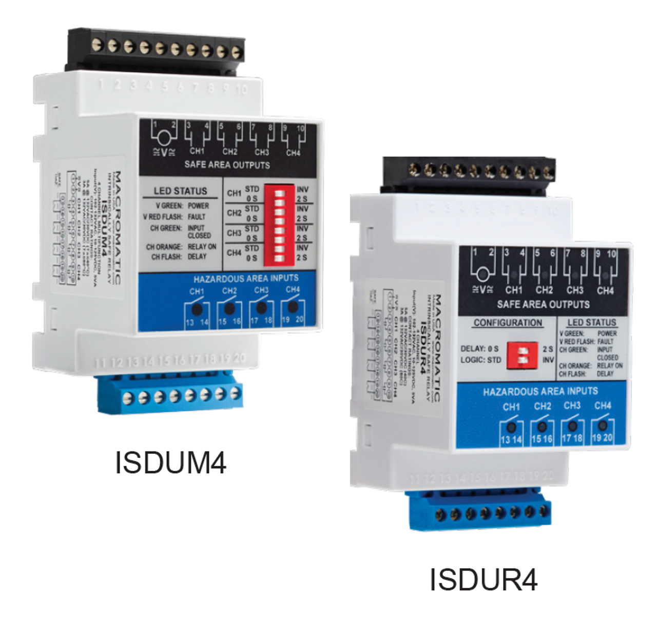 Macromatic ISDUR4 Intrinsically Safe Relay