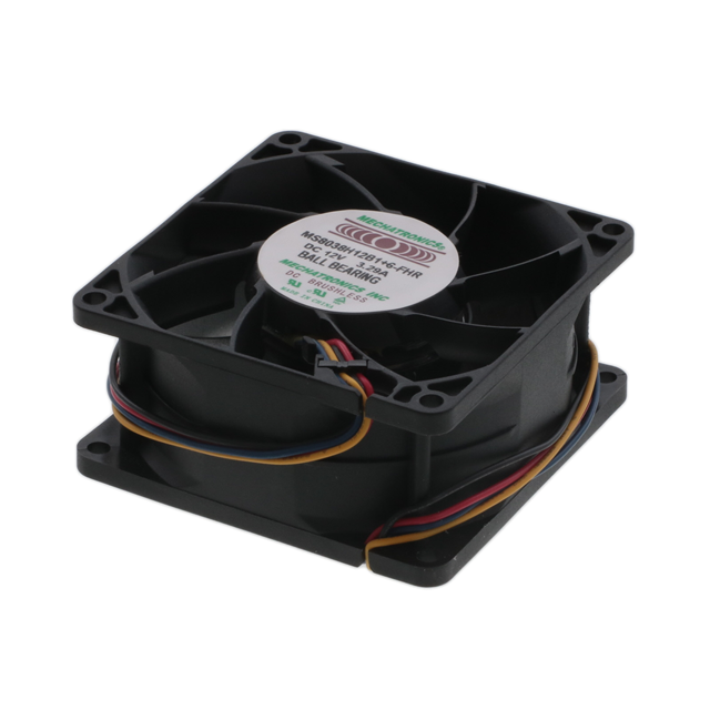 Mechatronics MS8038H12B1+6-FHR 80x80x38mm DC axial fan