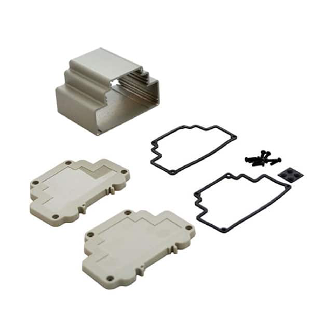 Bud Industries Inc. DMX-4779-G Extruded Aluminum Din-Rail Box