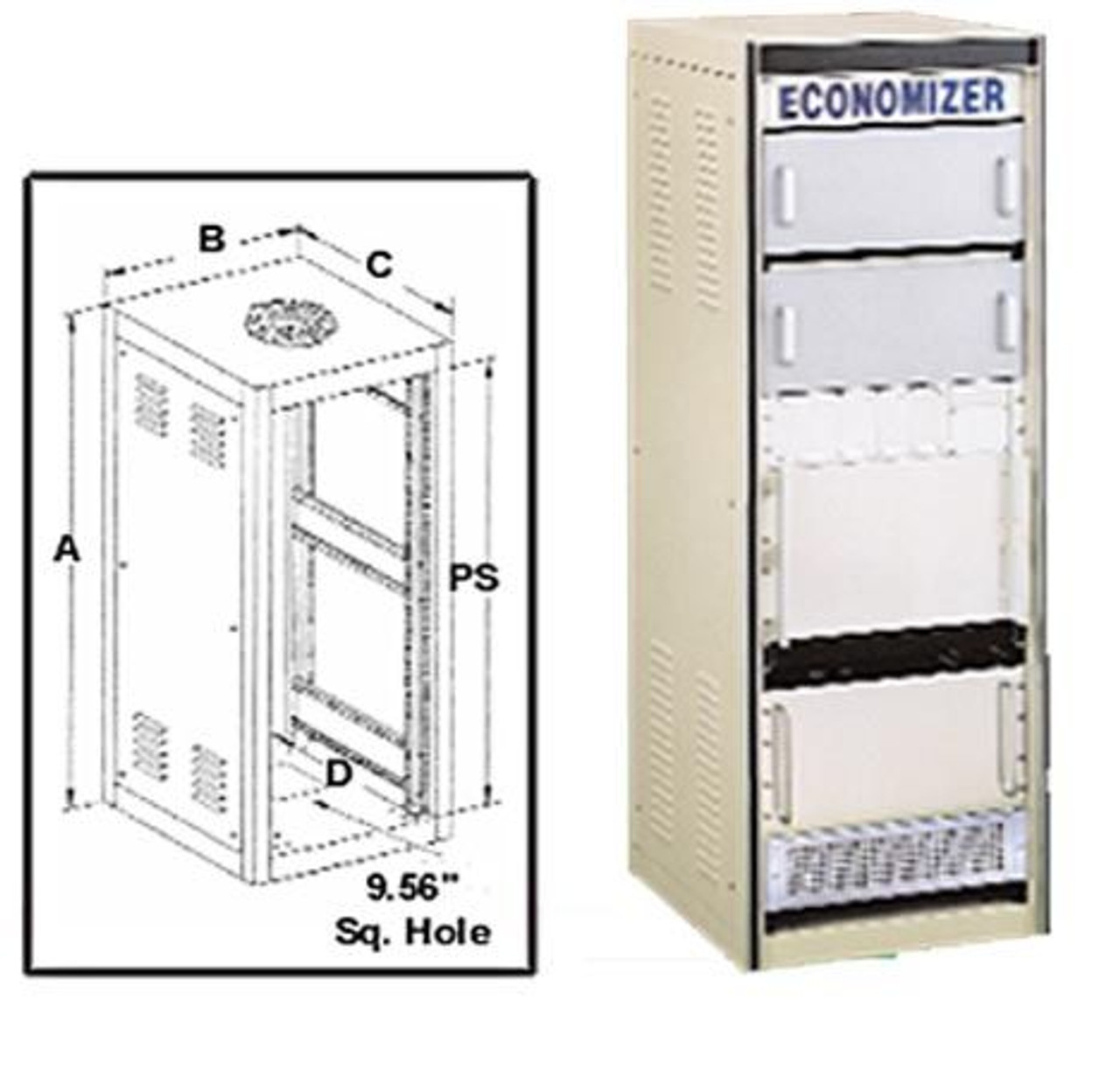 Bud Industries Inc. ER-16502-S Rack Cabinents