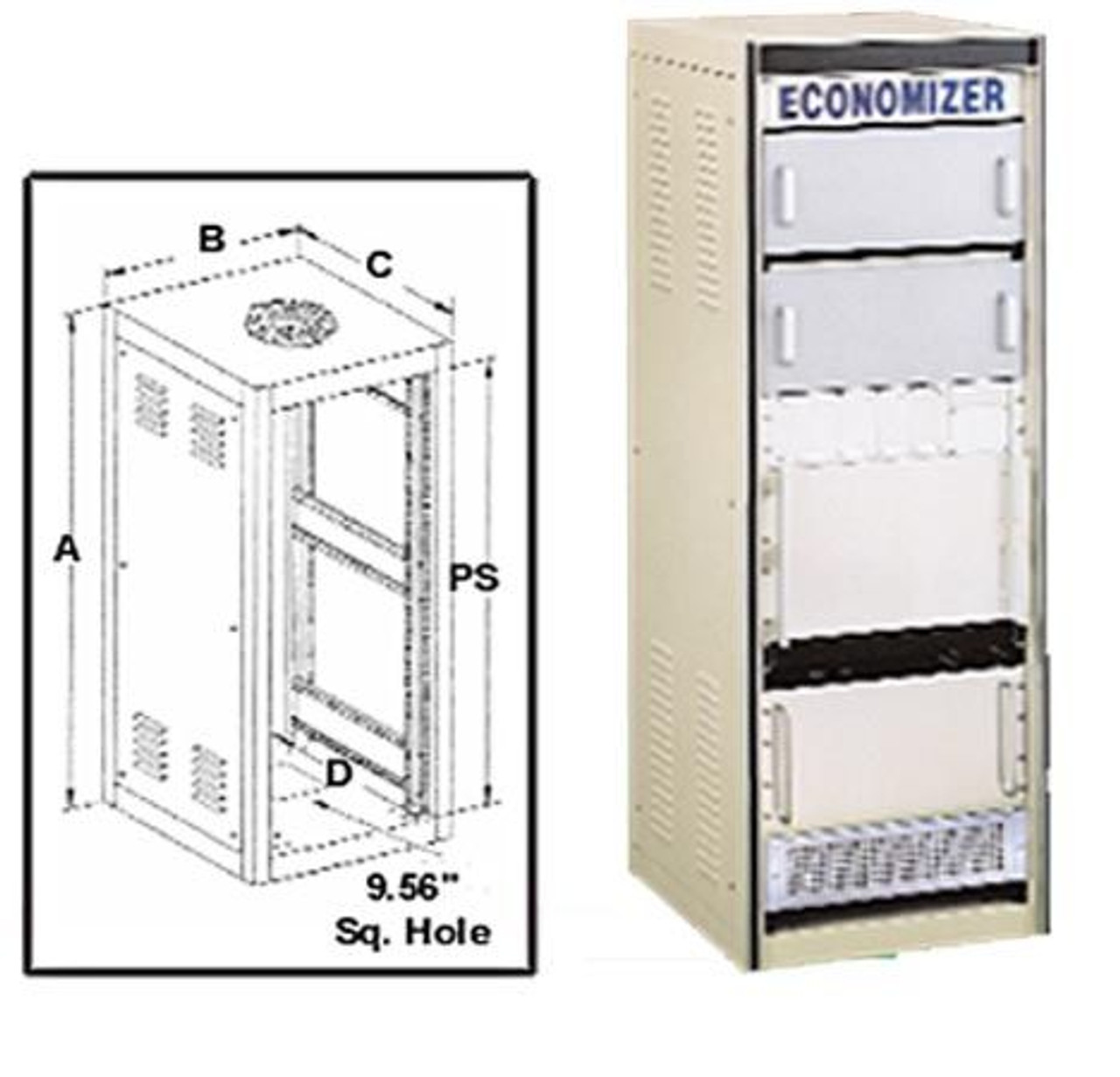 Bud Industries Inc. ER-16505-S Rack Cabinent
