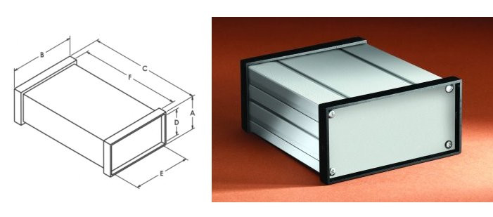 Bud Industries Inc. EX-4522 Aluminum Box
