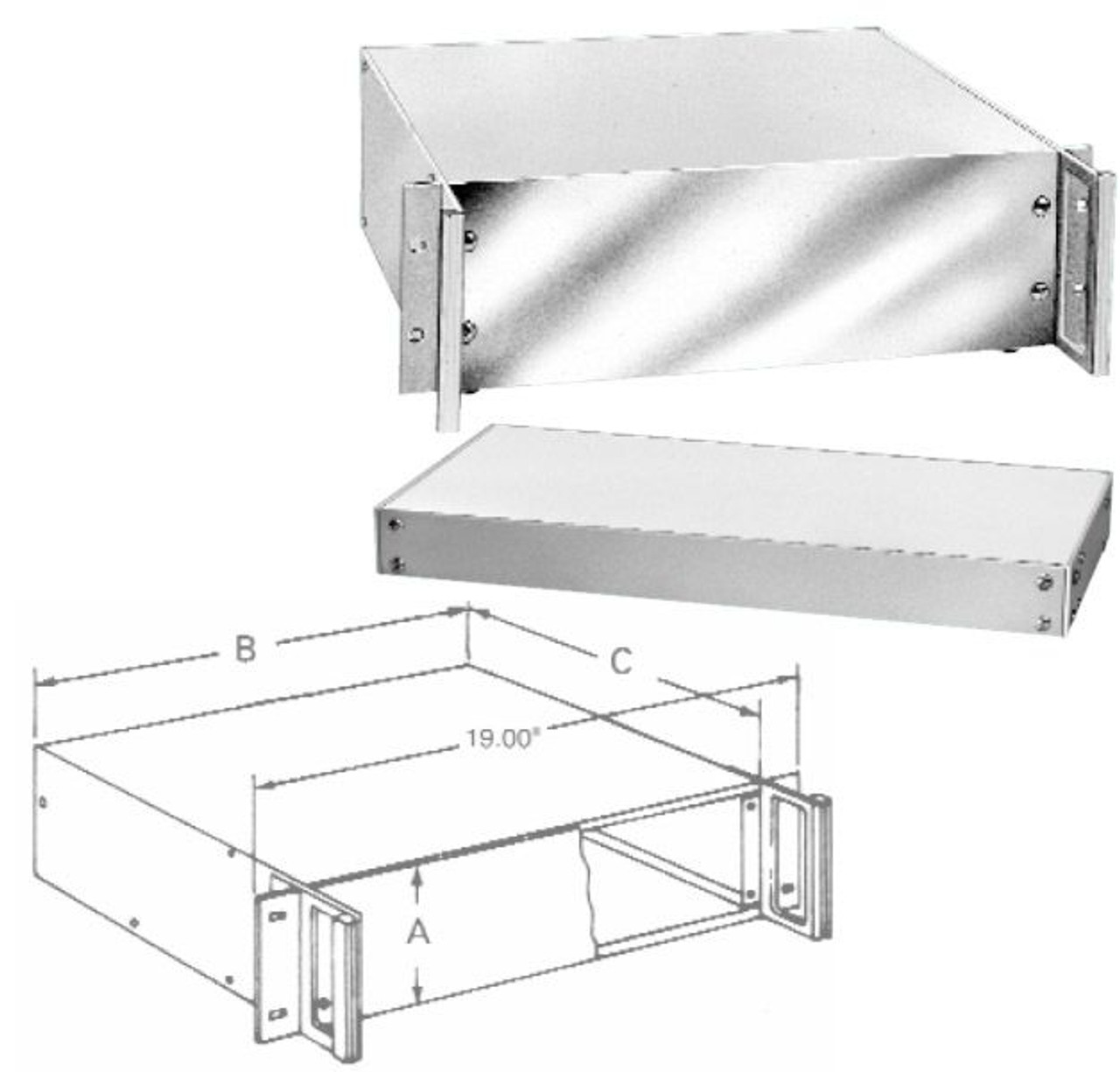 Bud Industries Inc. HC-14106 Rack Mountable Chassis