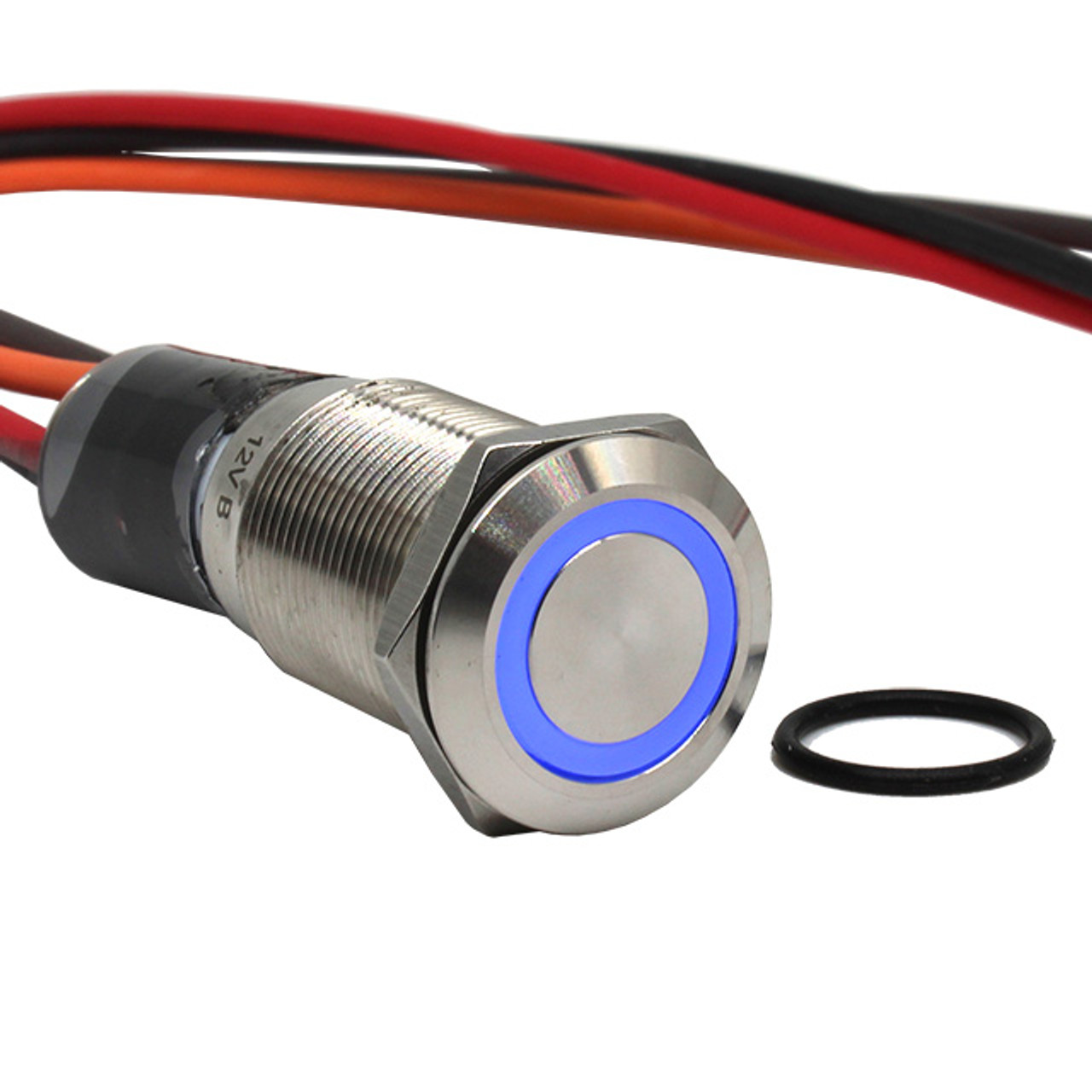 CIT Relay and Switch AH1NBSB12WA1 Pushbutton Switch