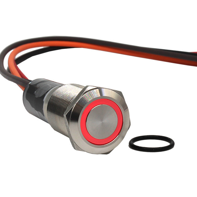 CIT Relay and Switch AH1NBSMR110WA1 Pushbutton Switch