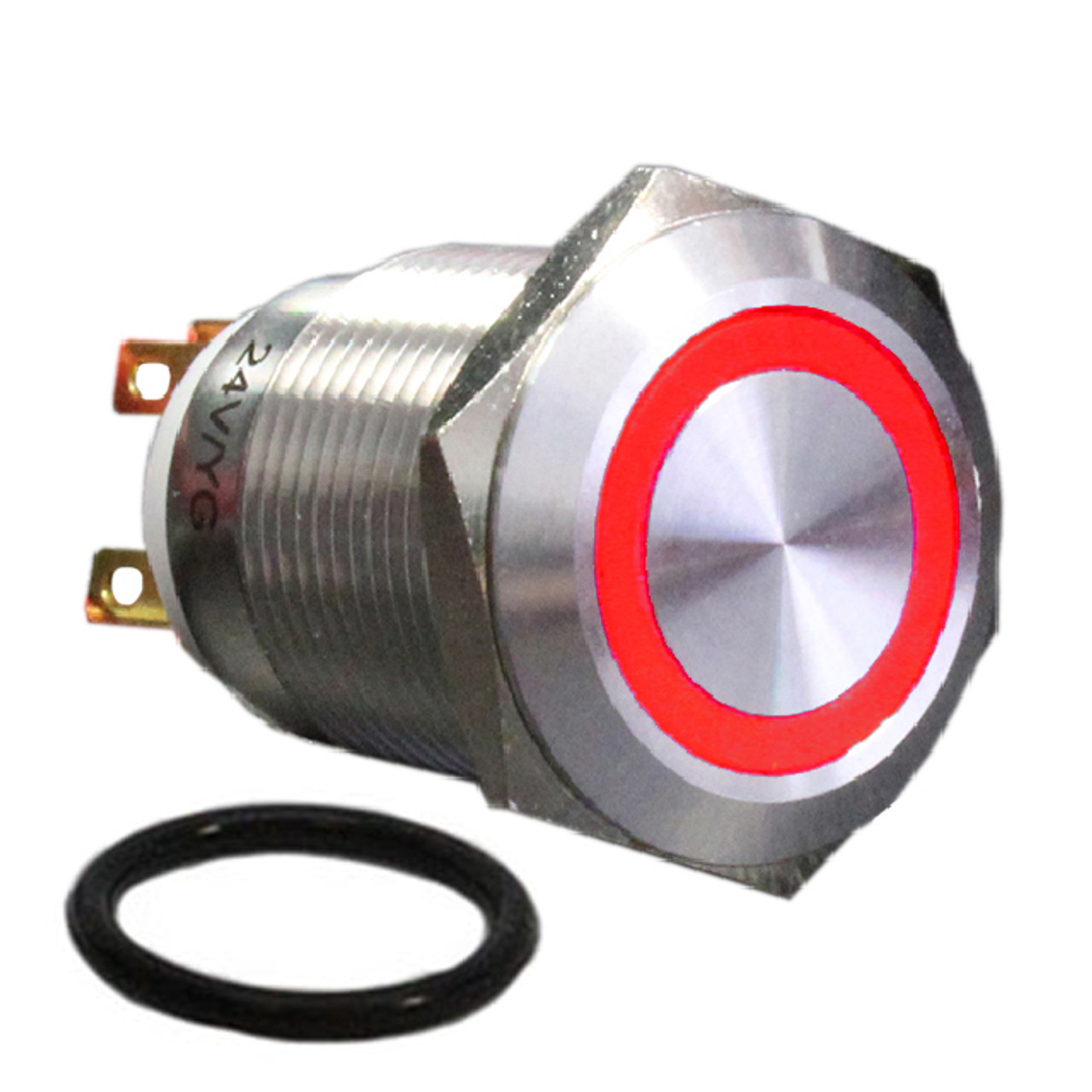 CIT Relay and Switch AH1LBSR24 Pushbutton Switch