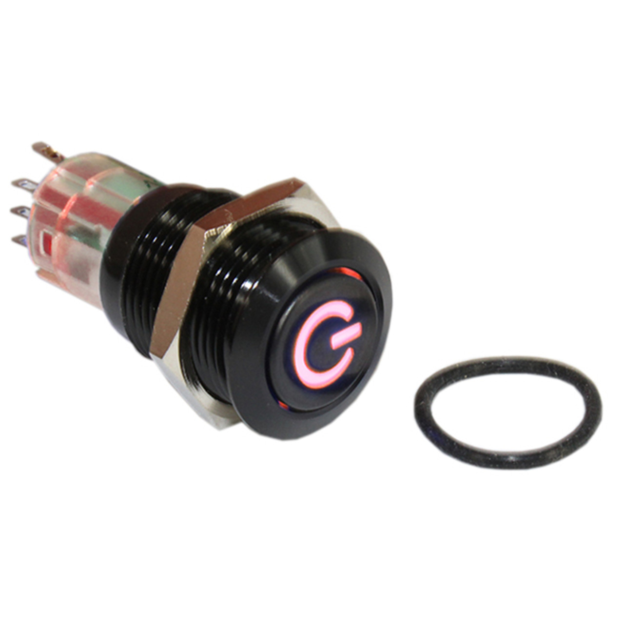 CIT Relay and Switch CH1LGBRGNS Pushbutton Swtich