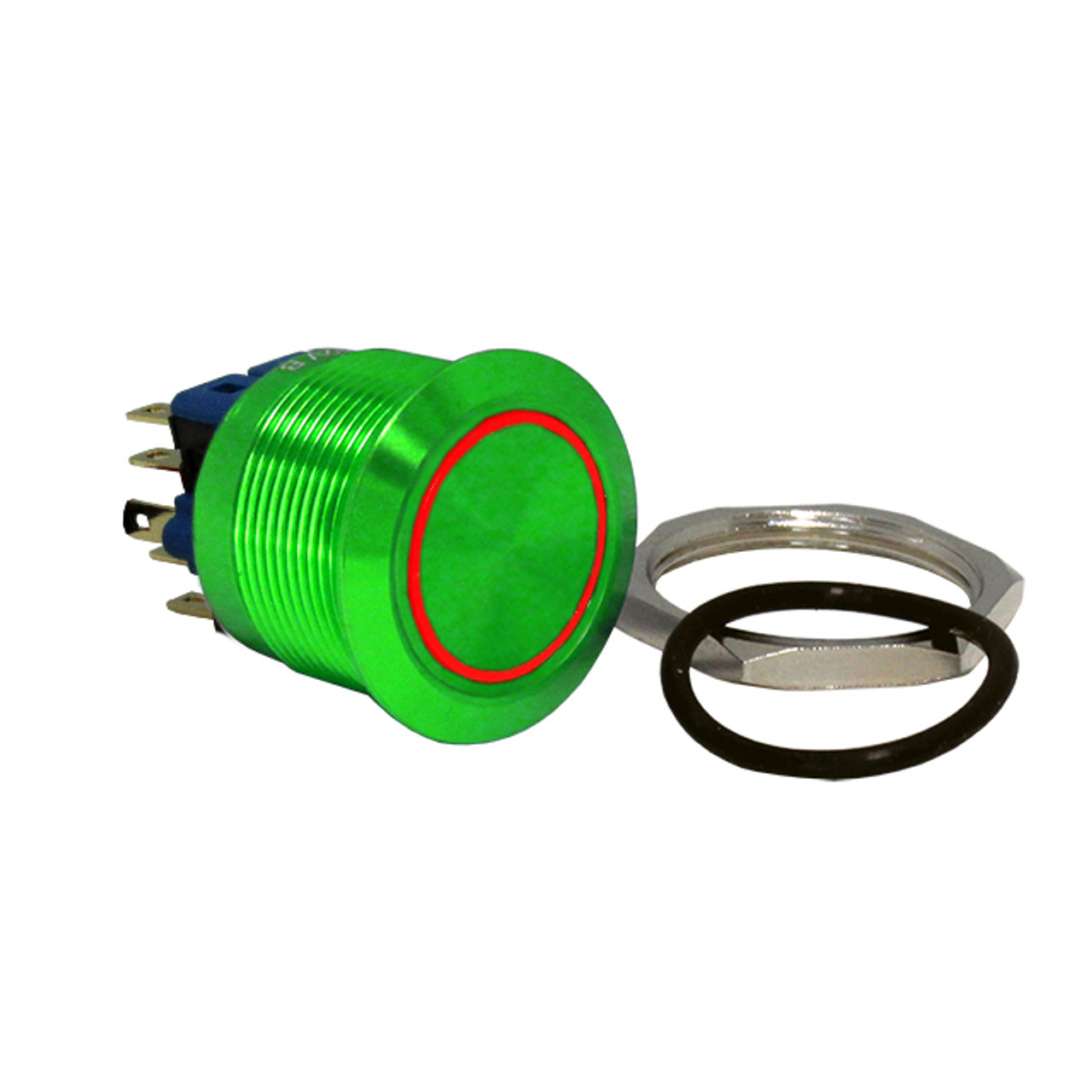 CIT Relay and Switch DH251LBGGN Pushbutton Swtich