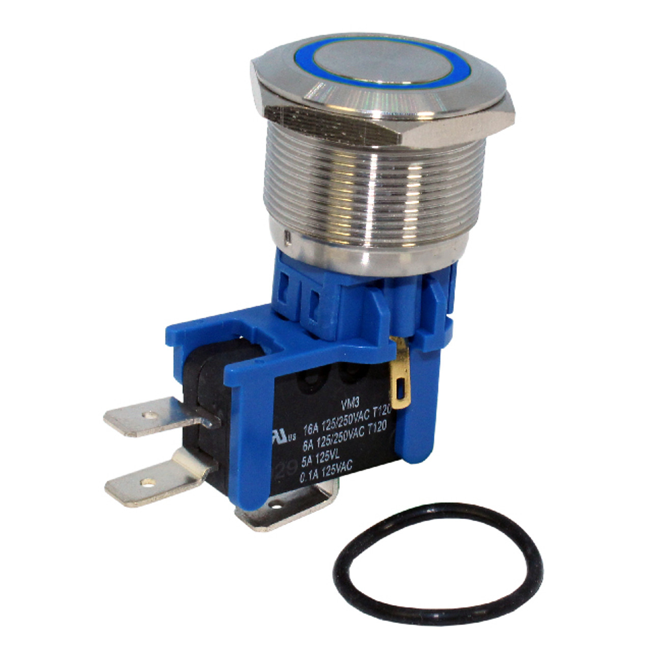 CIT Relay and Switch DHU251NBSB24A Pushbutton Swtich
