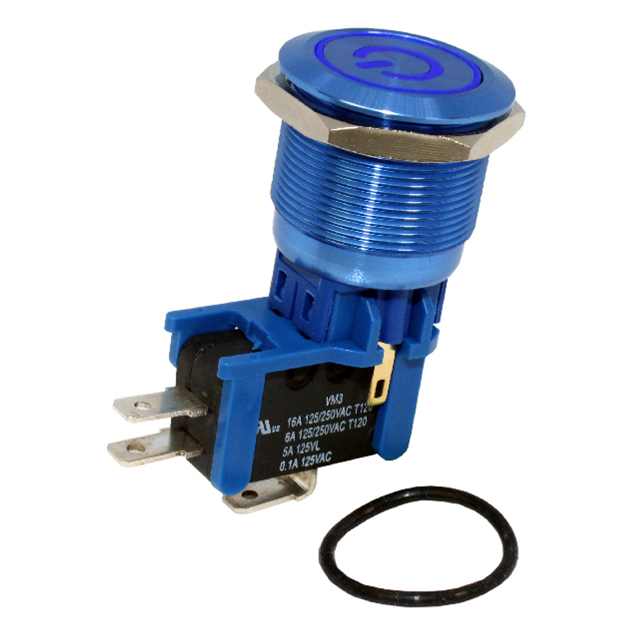 CIT Relay and Switch DHU251LGUBNB Pushbutton Swtich