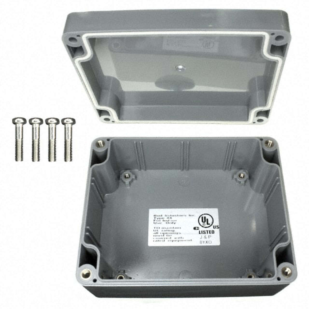 Bud Industries Inc. PN-1323-DG Plastic Box