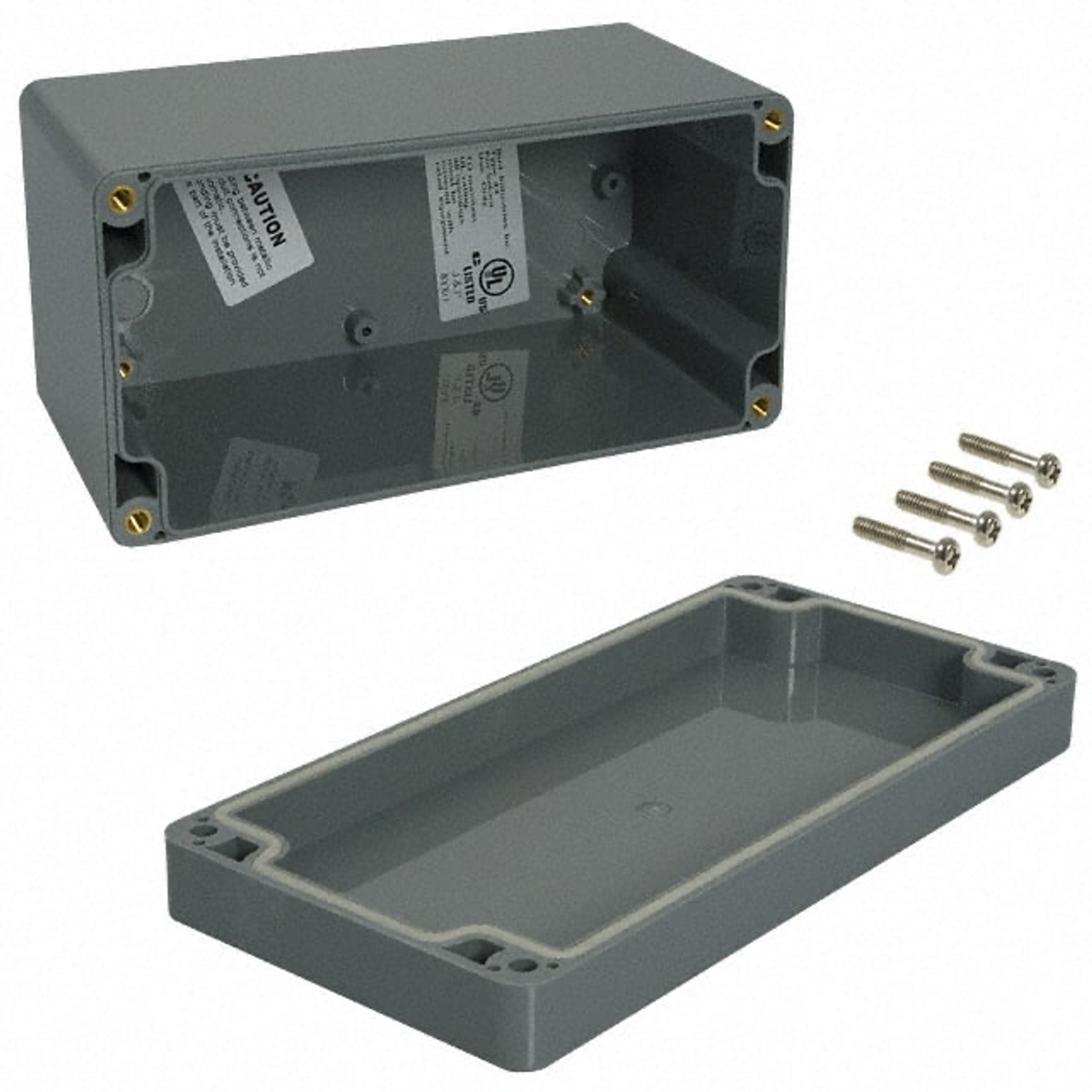 Bud Industries Inc. PN-1333-DG Plastic Box