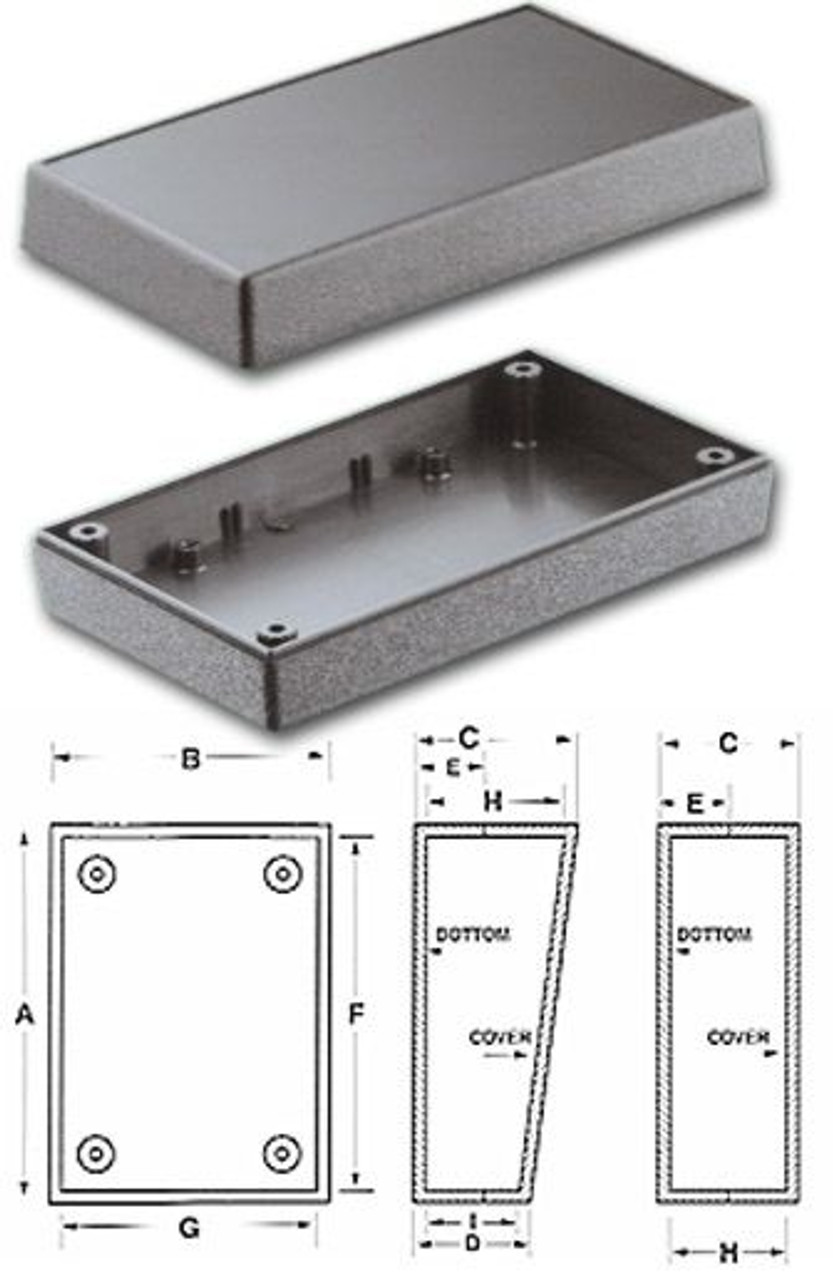 Bud Industries Inc. PS-11521-G Plastic Box