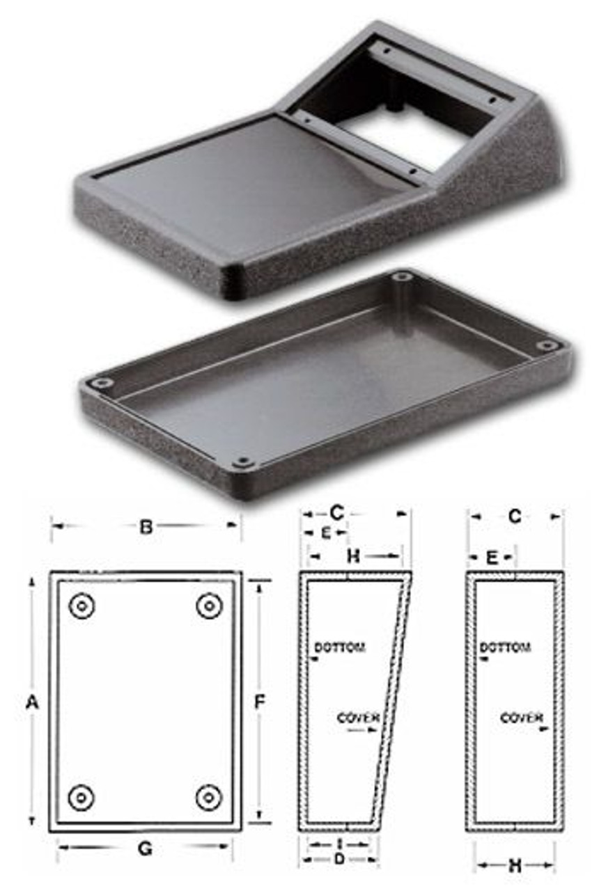 Bud Industries Inc. PSP-11573-B Plastic Box