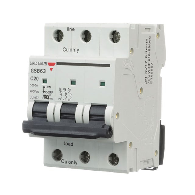 Carlo Gavazzi GSB633PC16 Thermal Magnetic Circuit Breaker