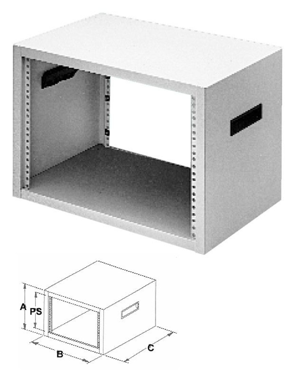 Bud Industries Inc. EC-9903-S Small Cabinet