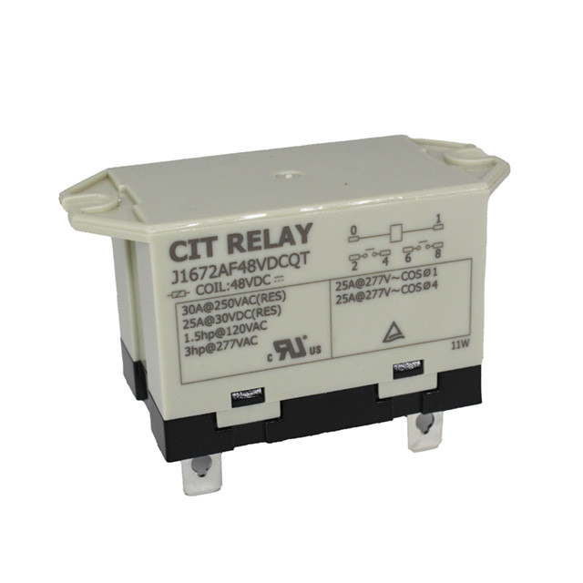 CIT Relay and Switch J1672AF48VDCQT Power Relay