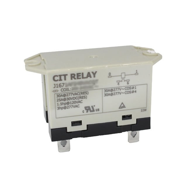 CIT Relay and Switch J1671AF240VACQ Power Relay